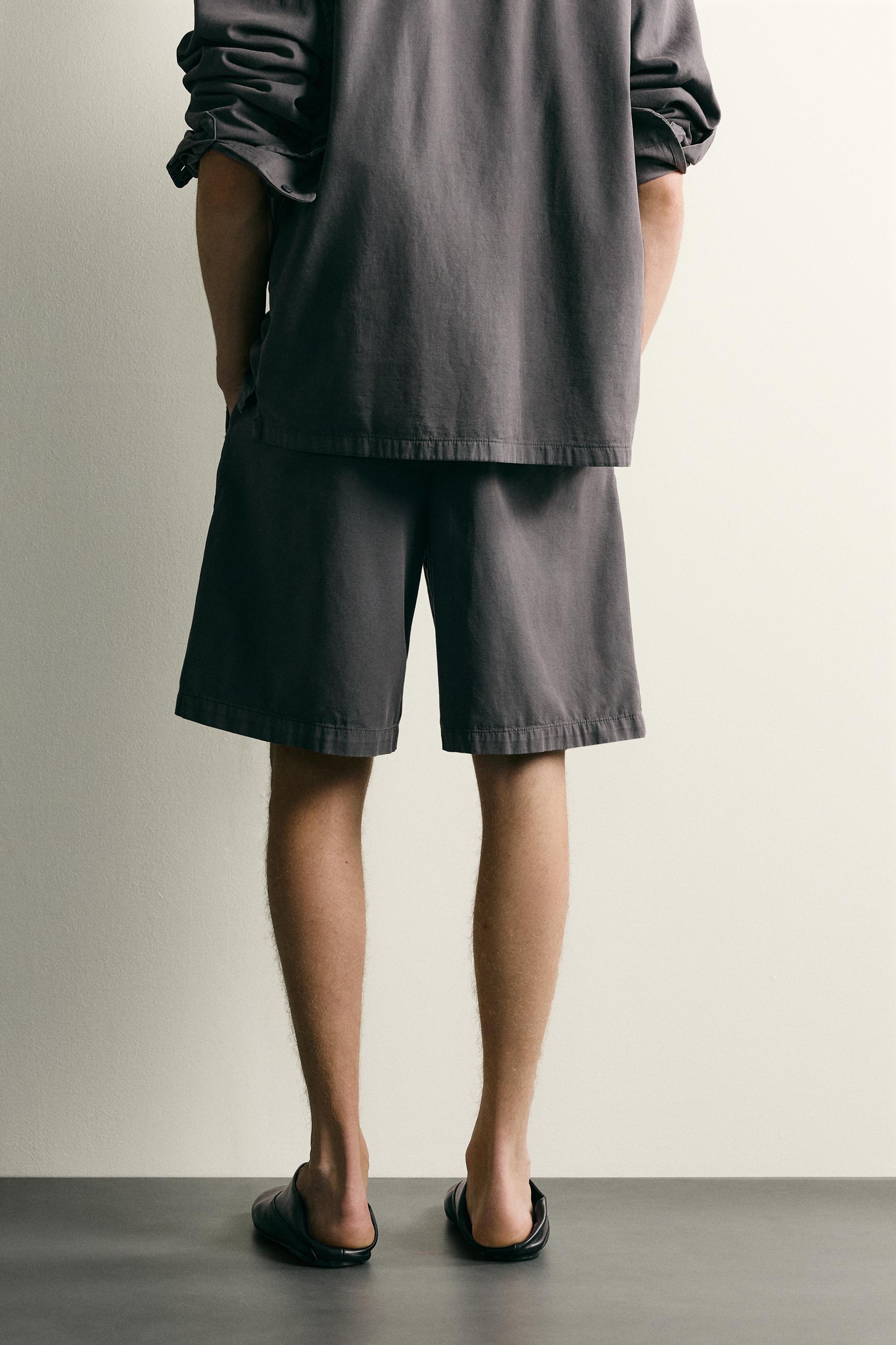 WASHED RELAXED FIT SHORTS